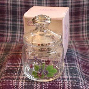 NIB Colony Hand Decorated Candy Box Bonbonierre Violets Made in Turkey